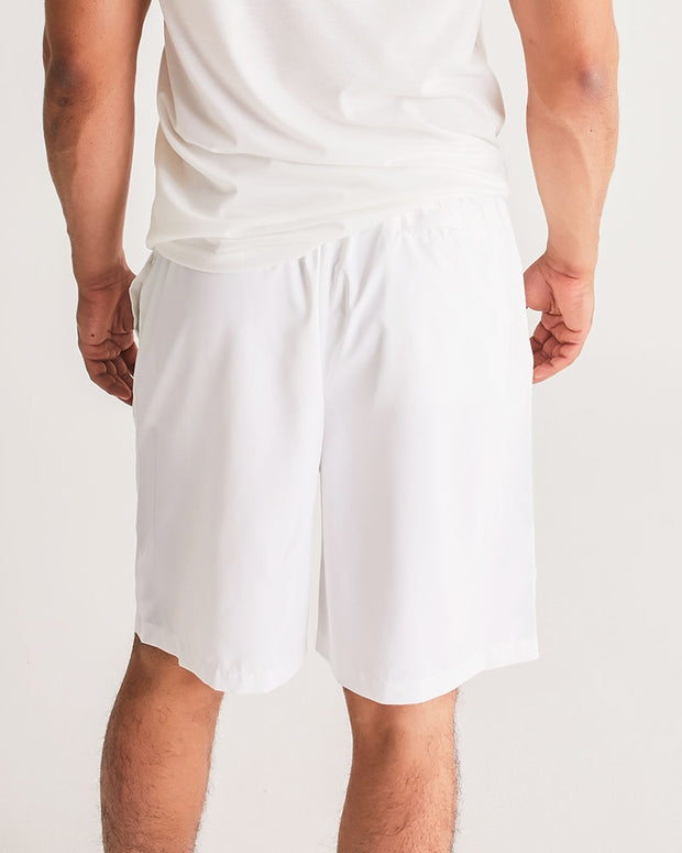 D2D™ | Men's All White Jogger Shorts