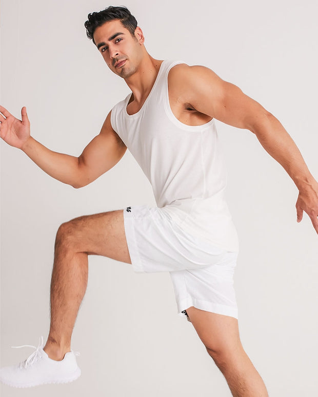 D2D™ | Men's All White Jogger Shorts